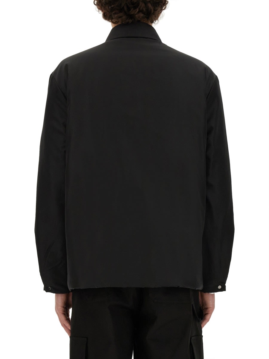 Shop Valentino Reversible Jacket With Iconographe Toile Pattern In Black