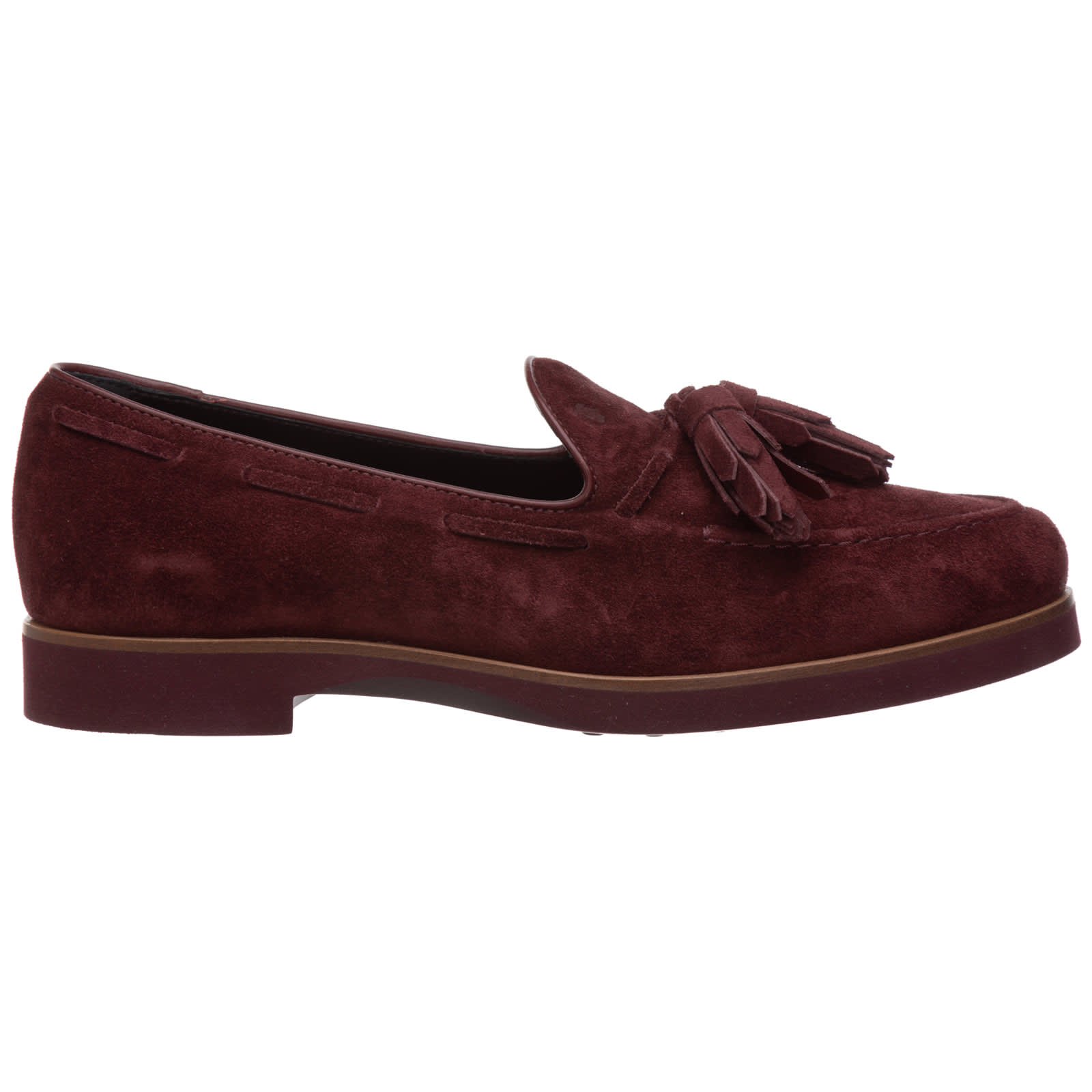 Buy Tods Double T Moccasins online, shop Tods shoes with free shipping