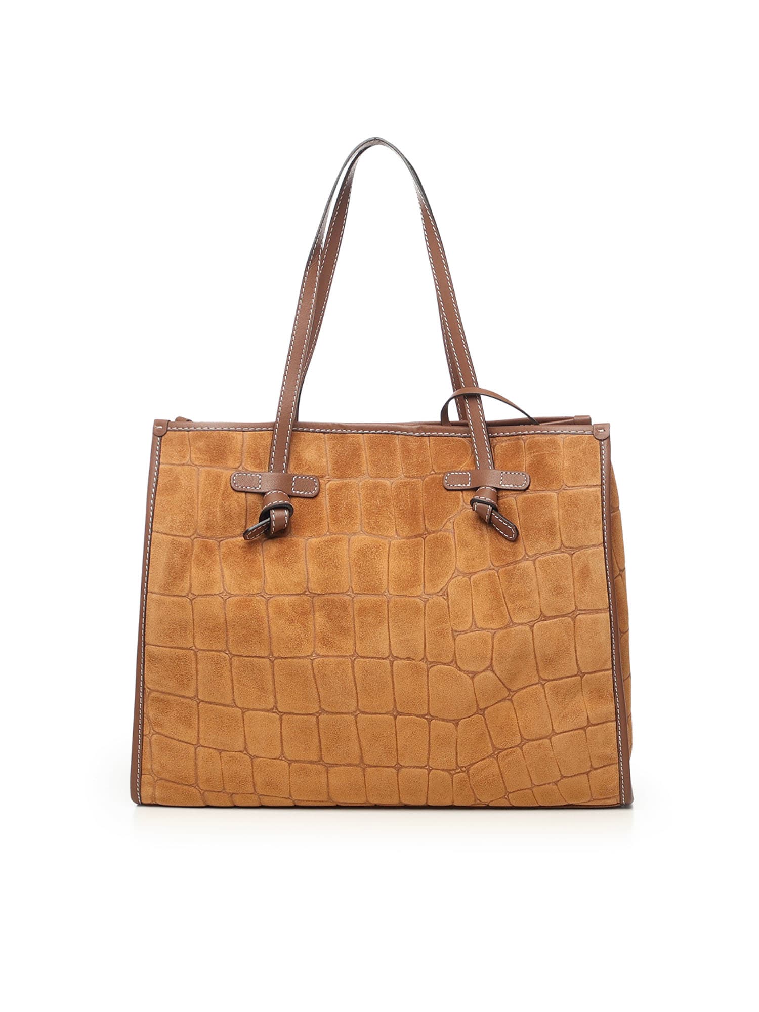 Gianni Chiarini Marcella Tote Bag In Brown