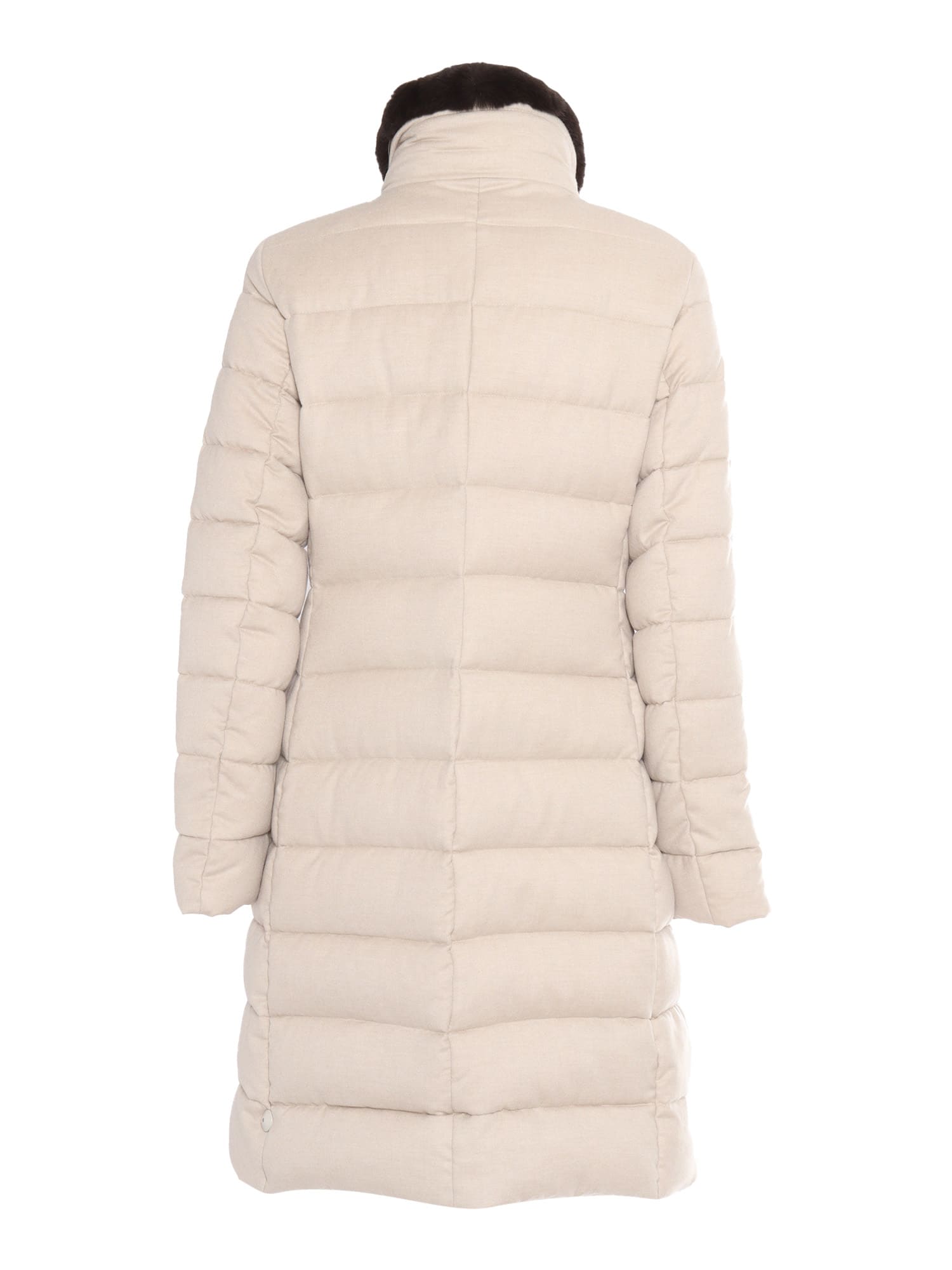 Shop Moorer Vetiver-il Jacket In Beige