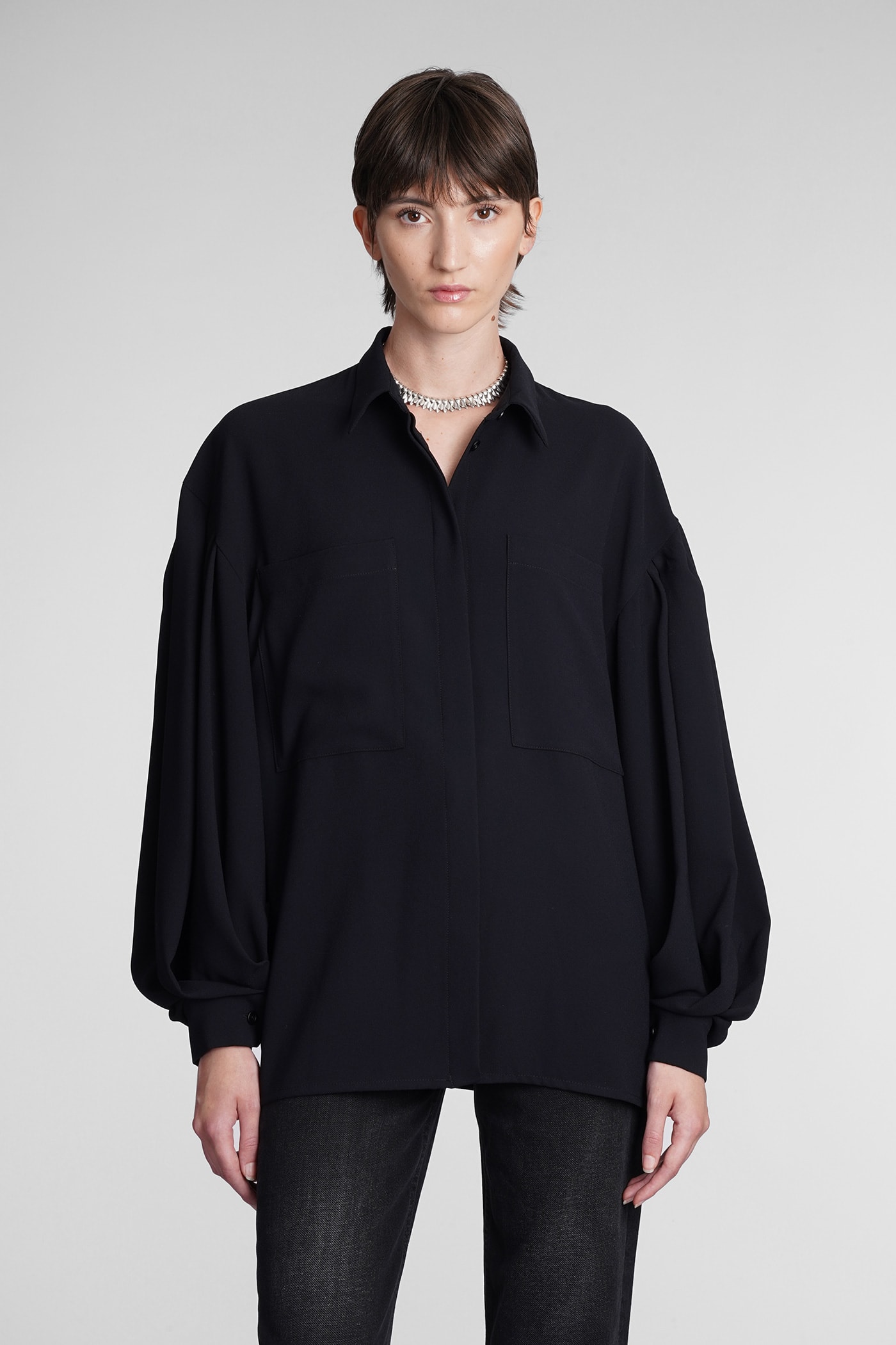 IRO Sigina Shirt In Black Polyester