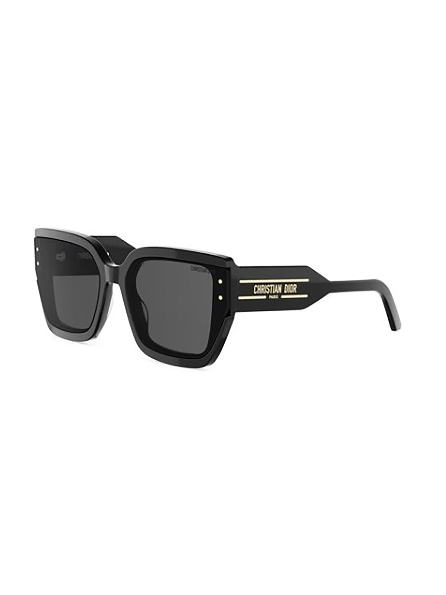 Dior Signature S14i 64mm Oversize Square Sunglasses In Black