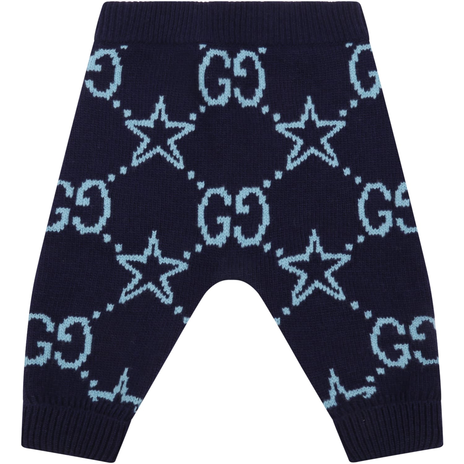 Gucci Blue Trouser For Baby Kids With Stars