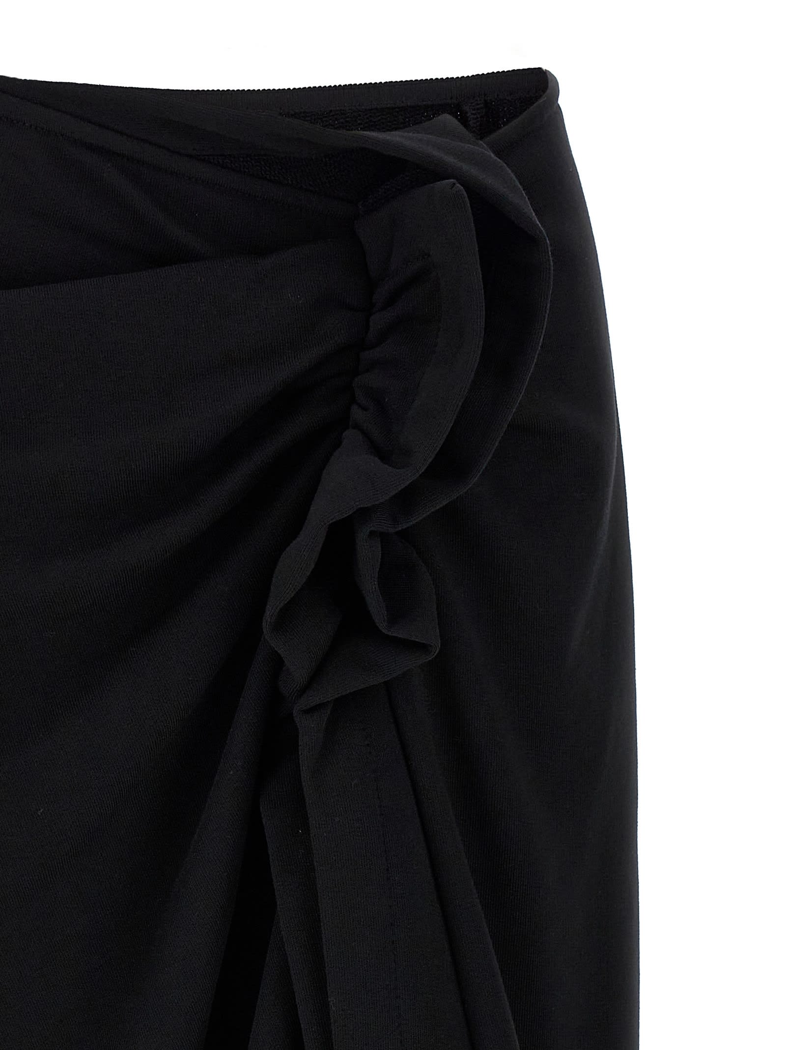 Shop Dries Van Noten Hanam Skirt In Black