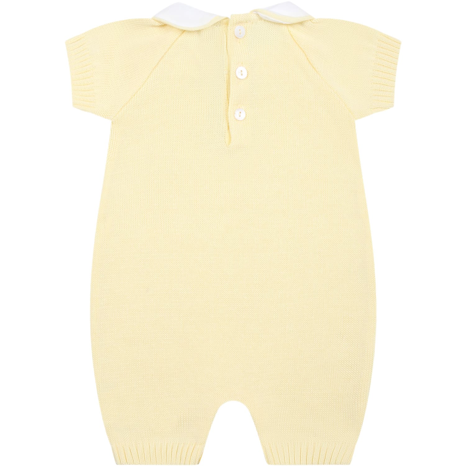 Shop Little Bear Yellow Romper For Baby Kids