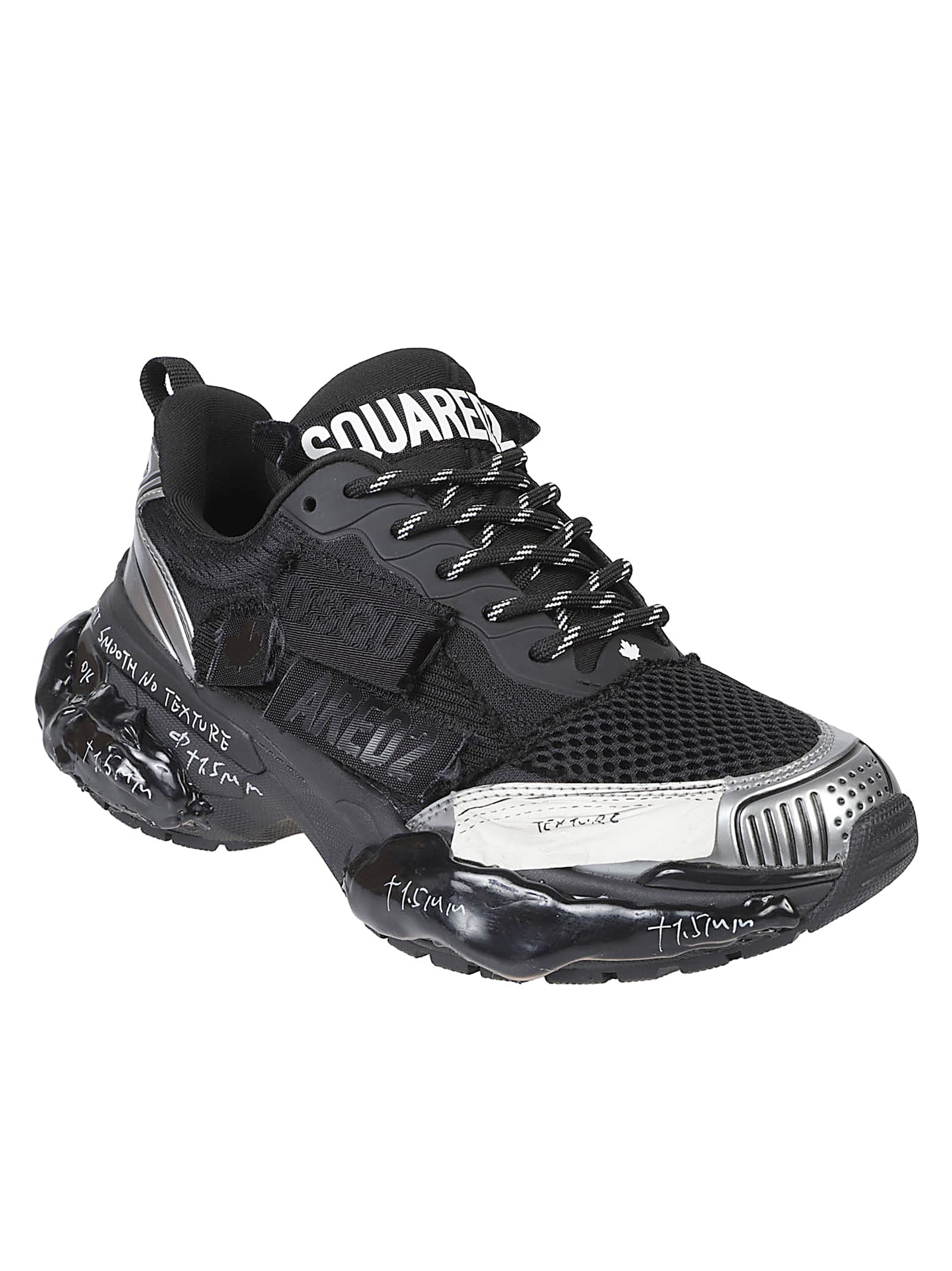 Dsquared2 Faster Lace-up Low Top Sneakers In Multi