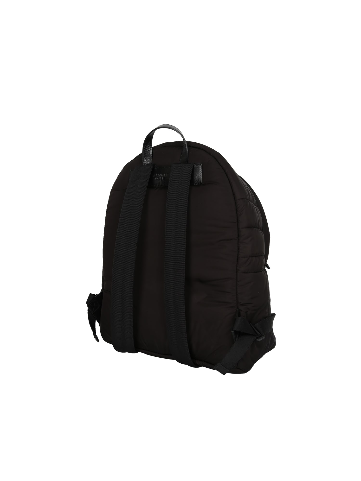 Shop Dsquared2 Branded Backpack In Black