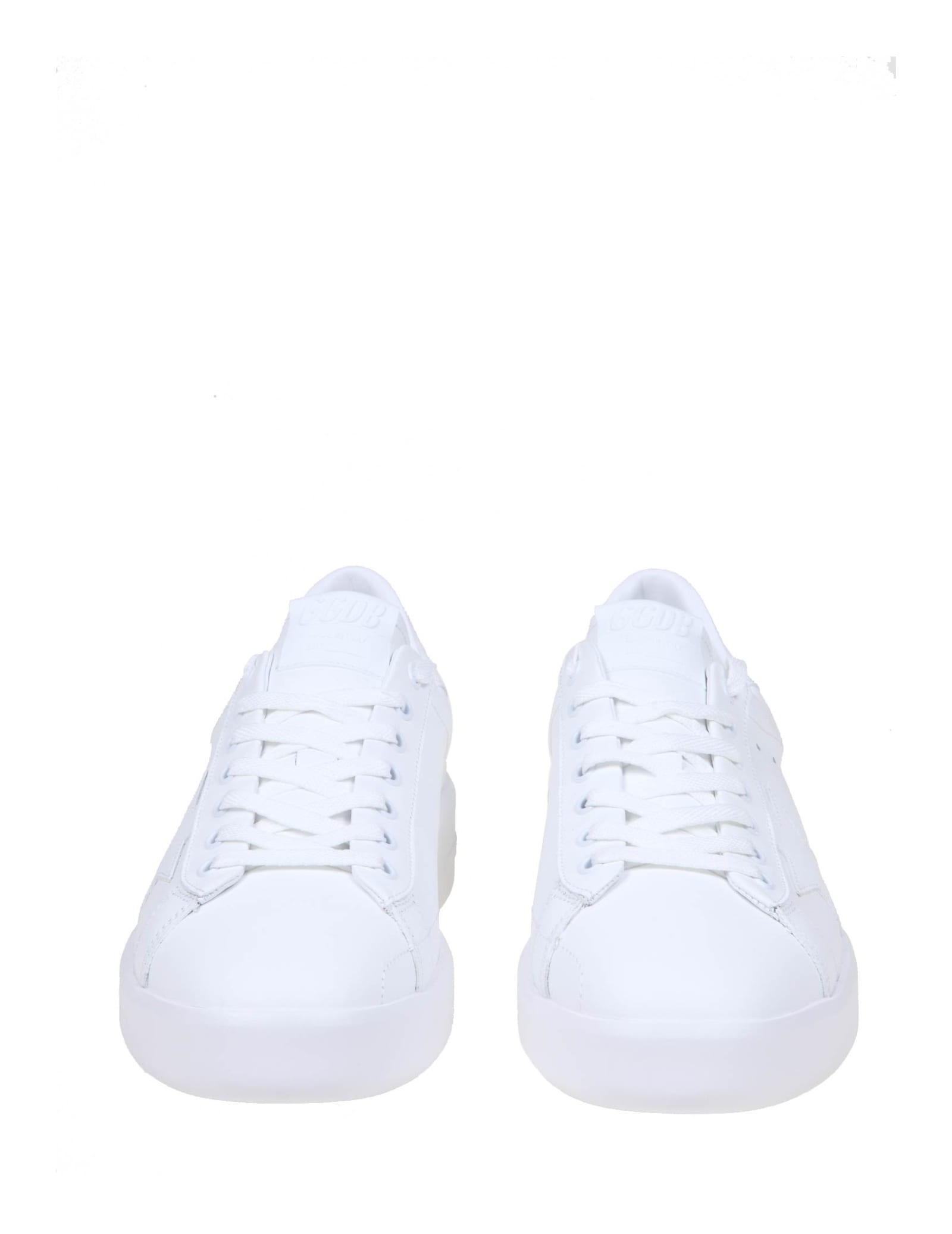 Golden Goose Pure Star Sneakers In White Eco-leather In White