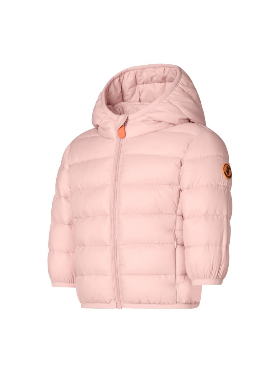 Save The Duck Hooded Jacket In Pink