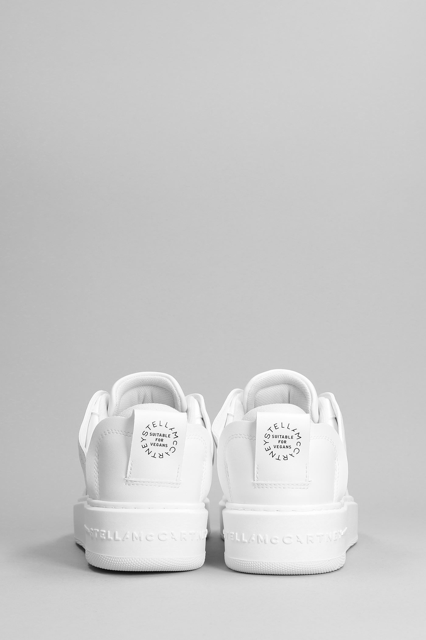 Shop Stella Mccartney Sneakers In White Polyester