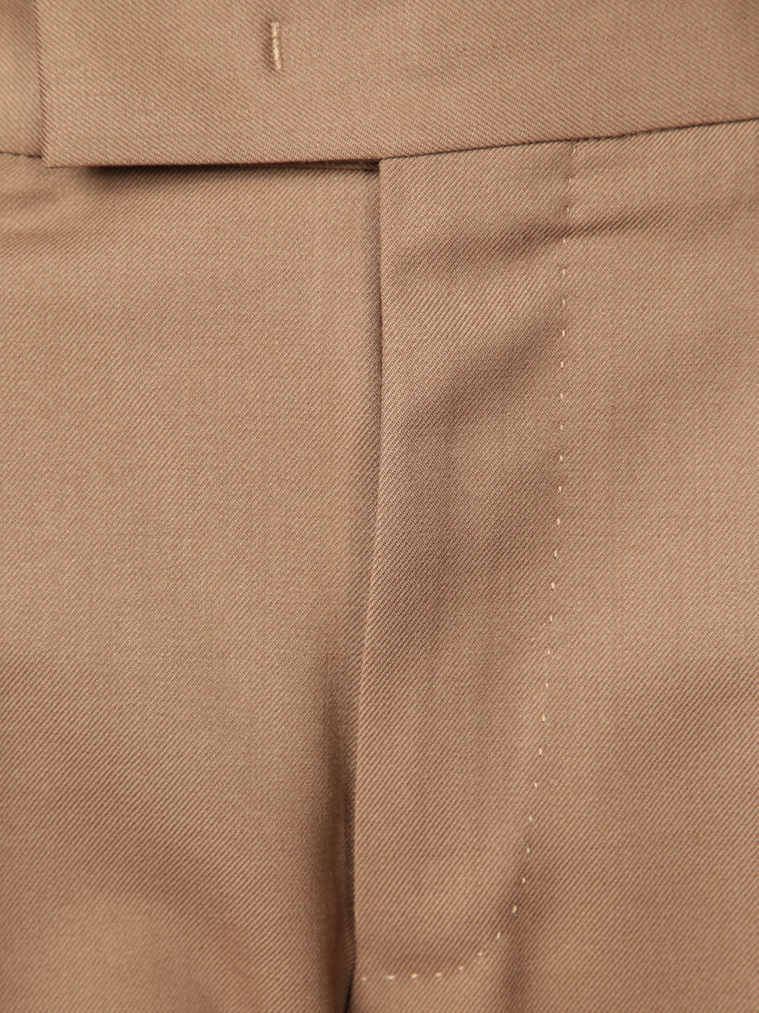 Pt Torino Dark Beige Regular Fit Trousers In Beige