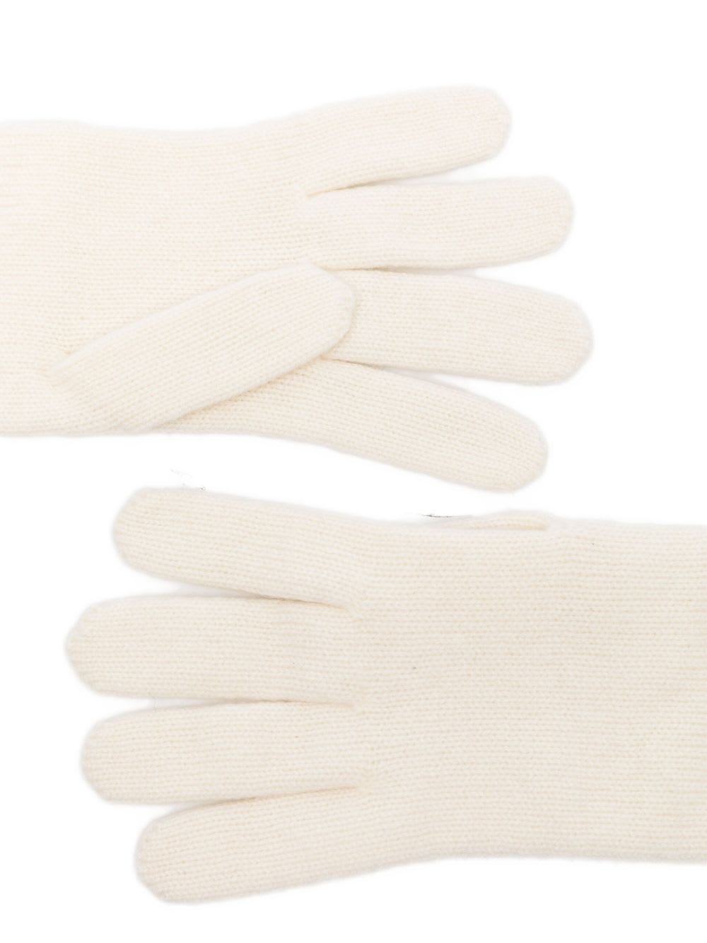 Alpo Cashmere Gloves In White