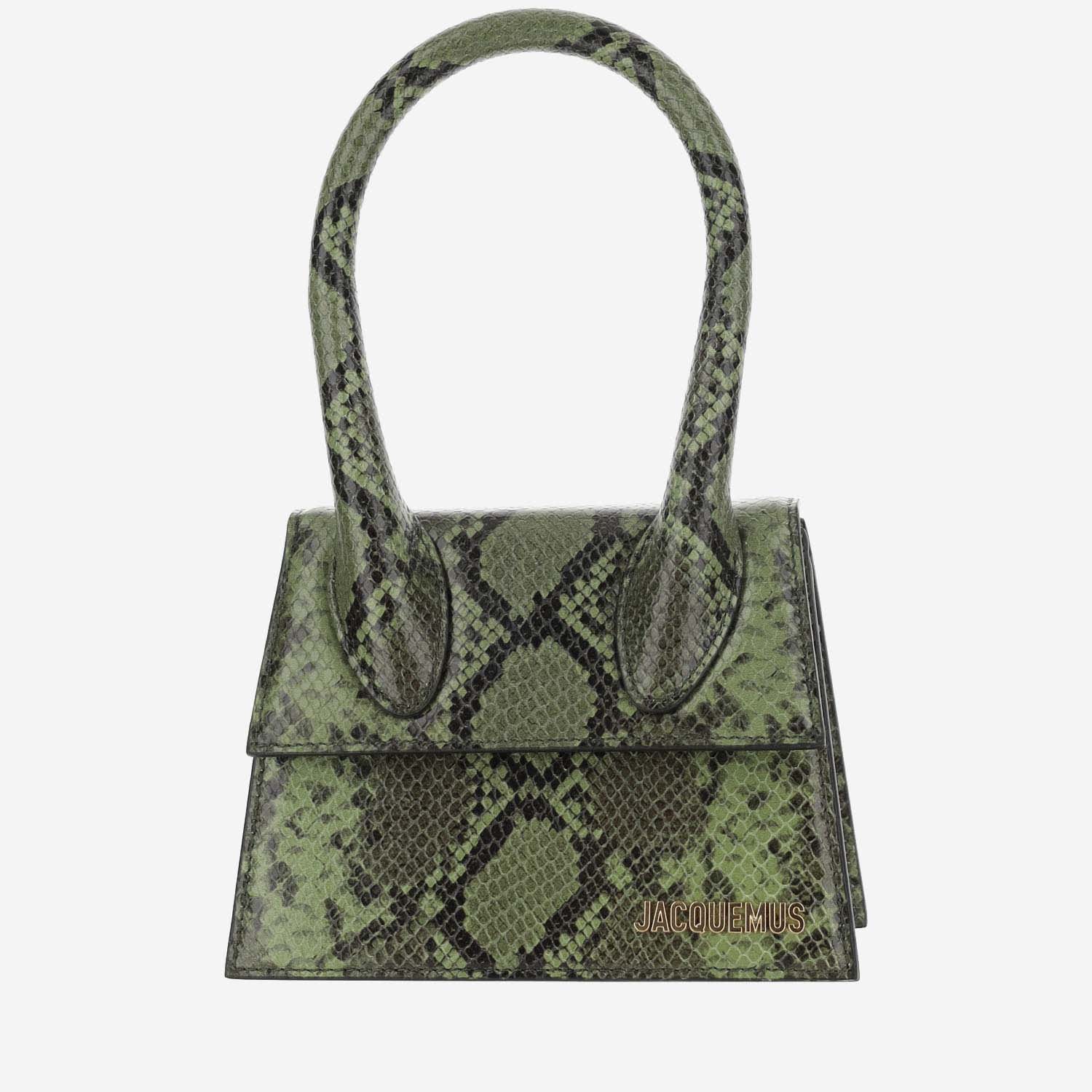 Shop Jacquemus Le Chiquito Moyen Bag In Green