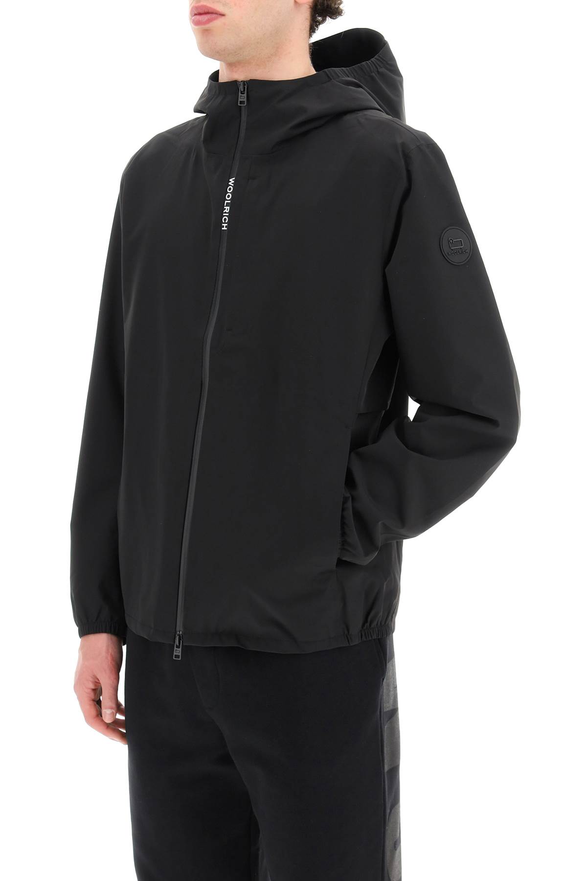 Shop Woolrich Pacific Waterproof Jacket In Black