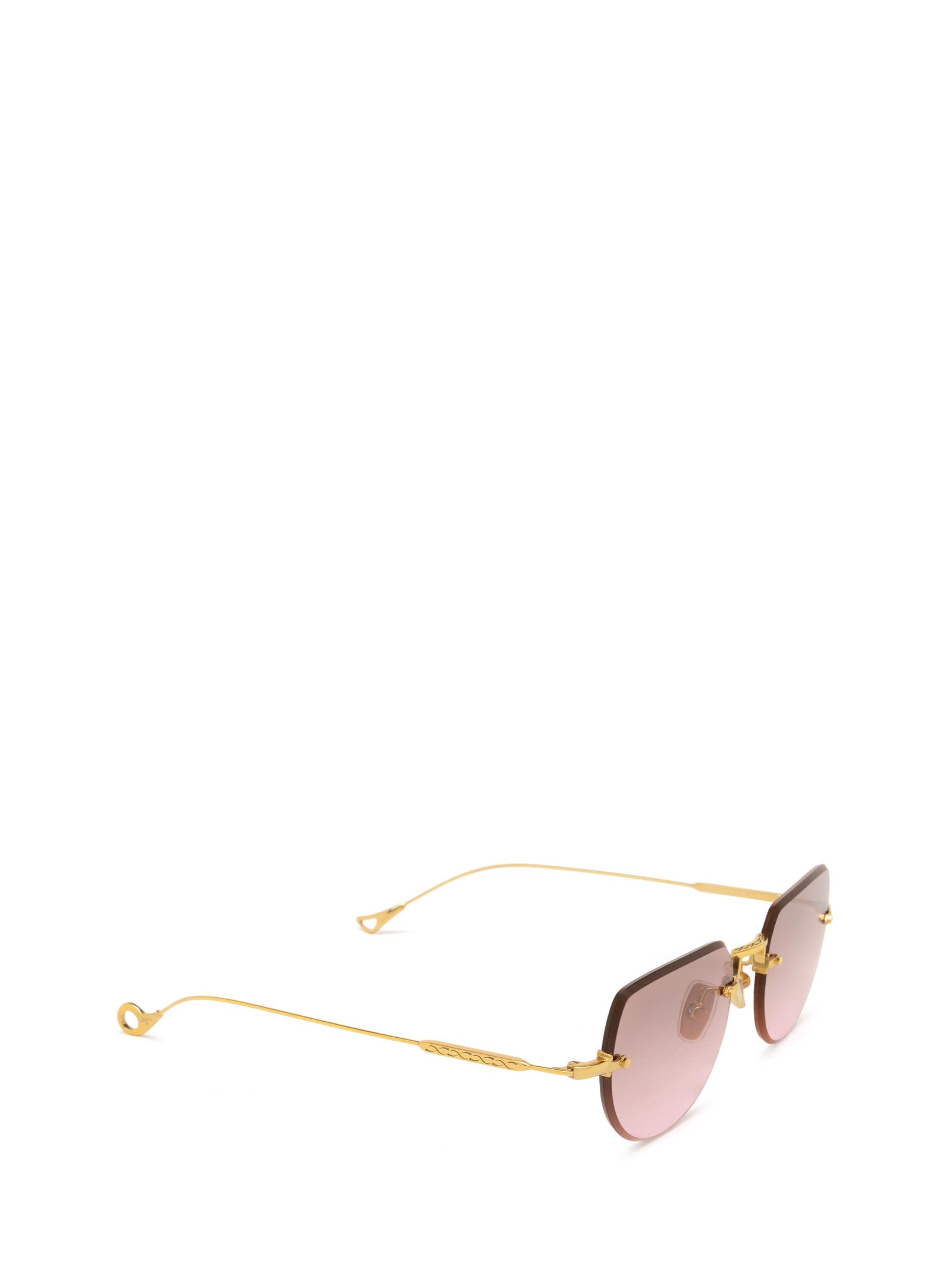 Shop Eyepetizer Drive Gold Sunglasses
