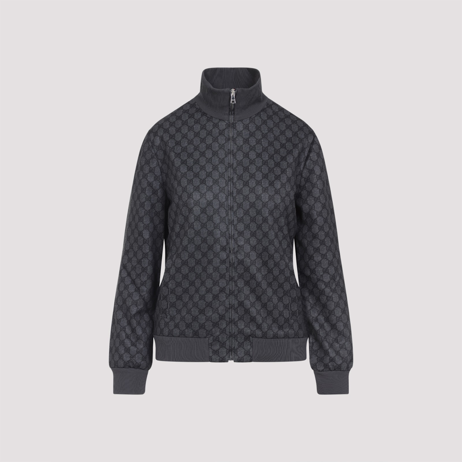 Gucci Polyester-cotton Blend Sweatshirt In Black