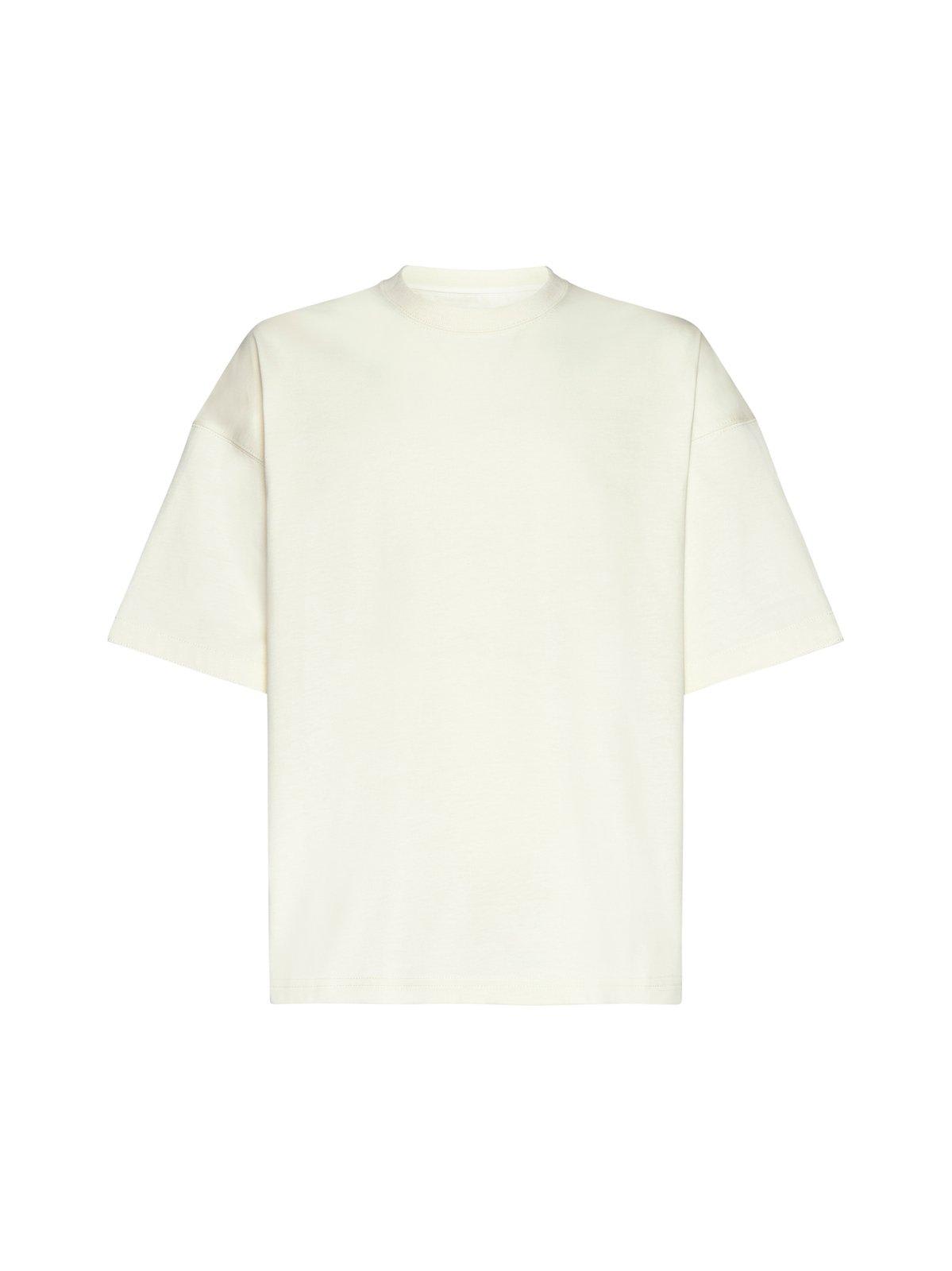 Shop Bottega Veneta Jersey Oversized Long Sleeve T-shirt In White