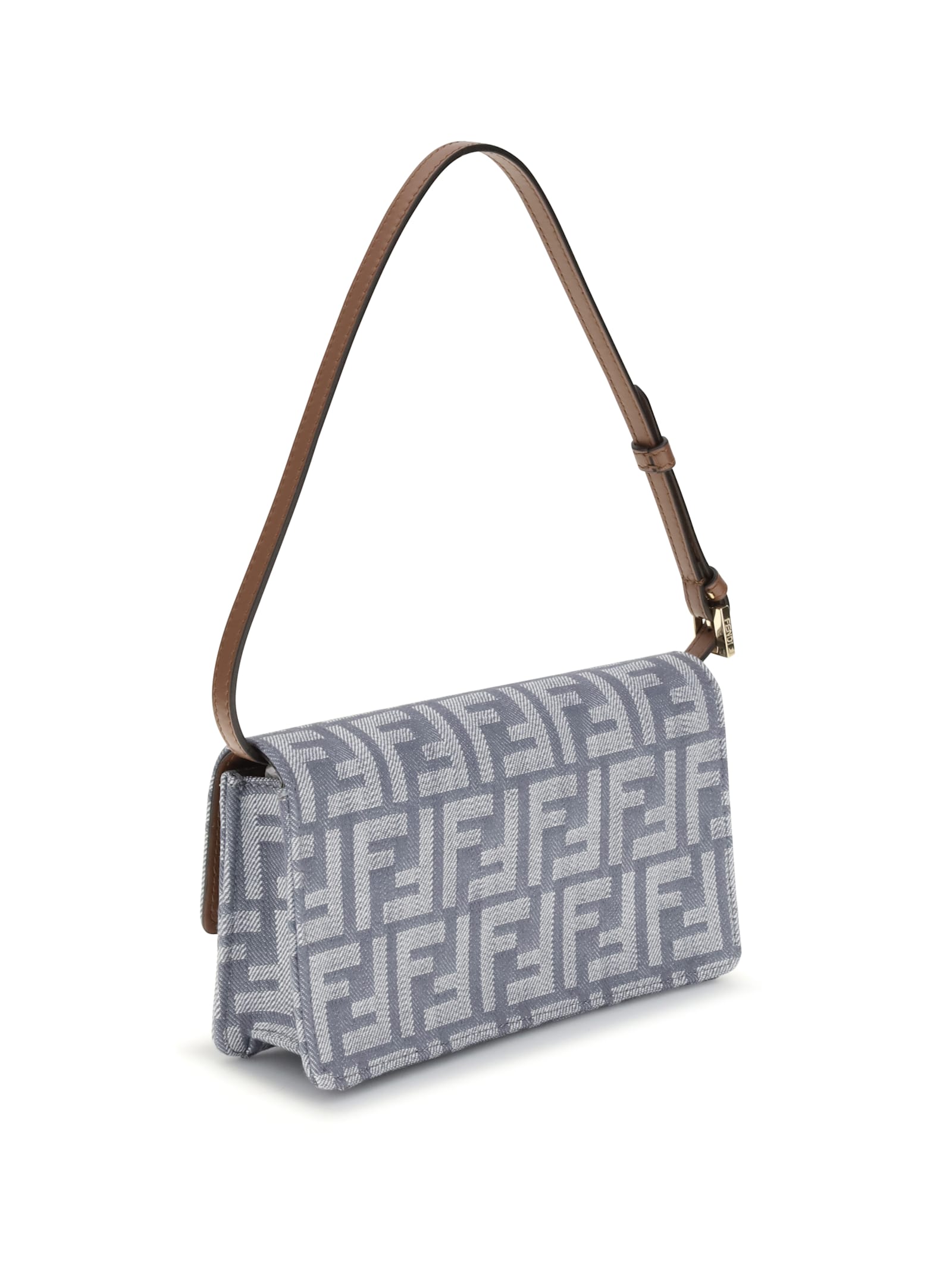 Fendi Wallet On Chain Accessories In Gray