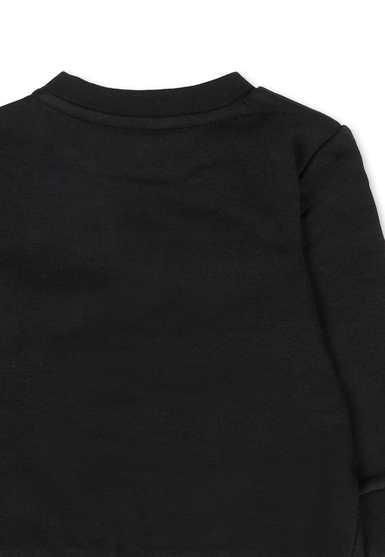 Hugo Boss Black Sweatshirt For Baby Boy With Logo In Black