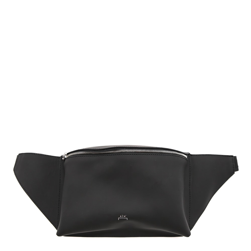 A-COLD-WALL Black Leather Belt Bag With Logo