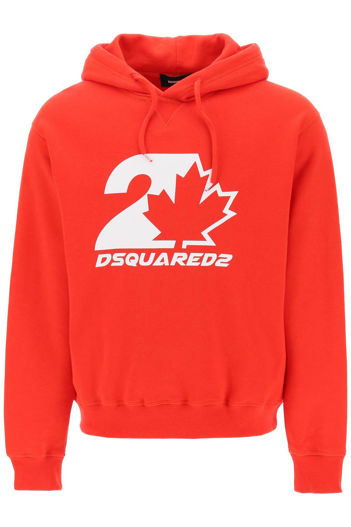 Shop Dsquared2 Printed Hoodie In Red (red)