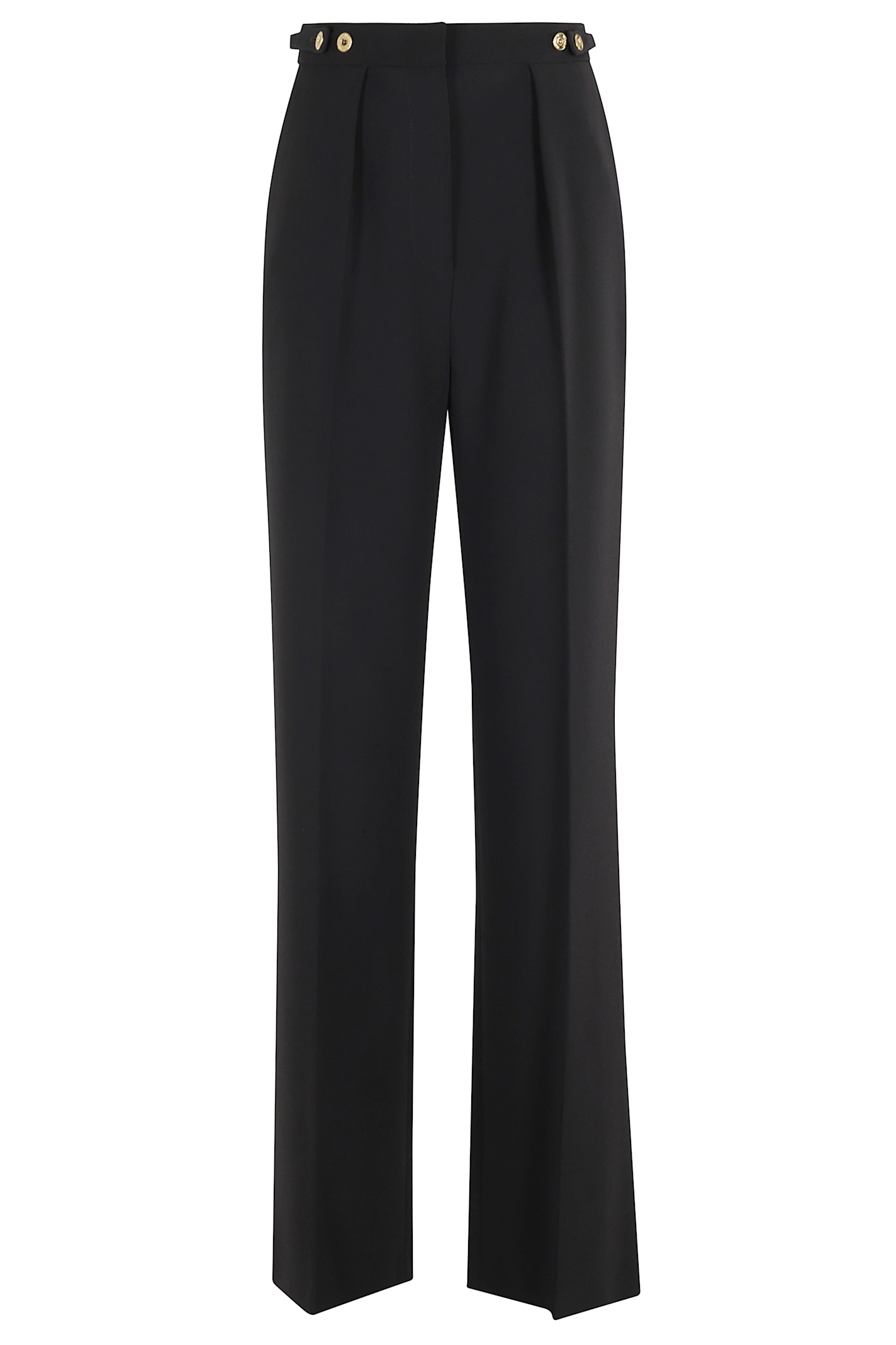 Elisabetta Franchi Trousers With Pleats And Pockets In Multi