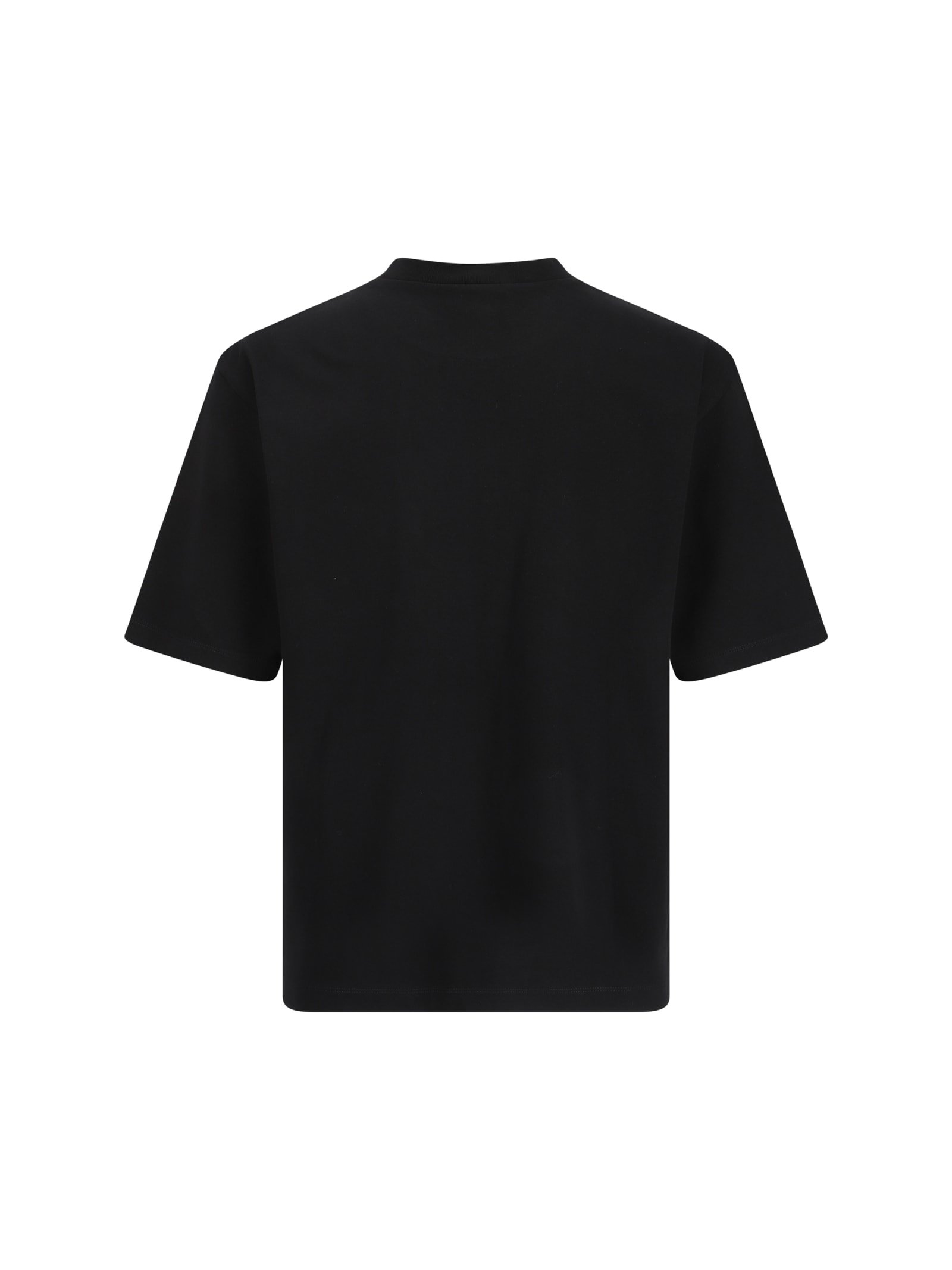 Dsquared2 Graphic Print Cotton Jersey T-shirt In Black