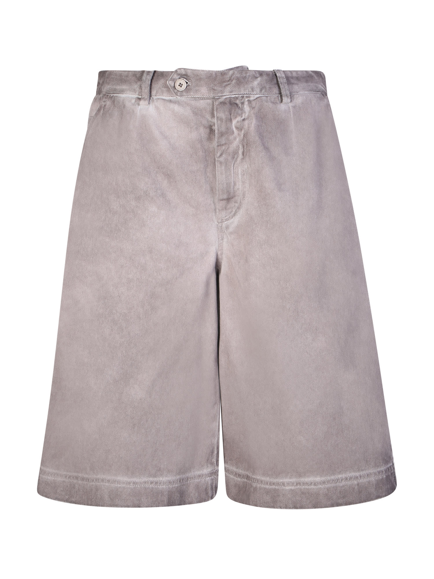 Shop Dolce & Gabbana Oversized Brown Bermuda Shorts