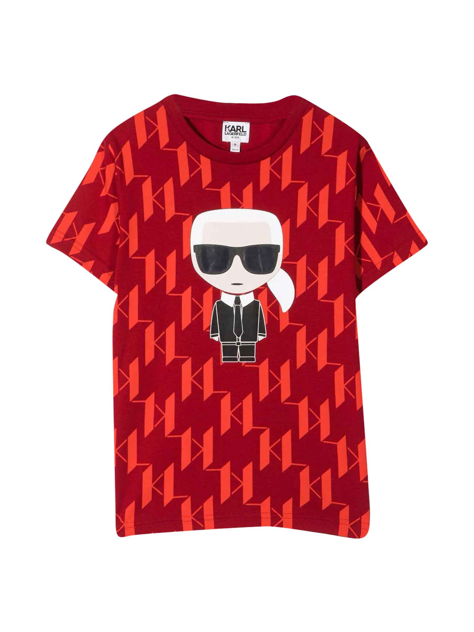 Karl Lagerfeld Kids Red Teen Boy T-shirt