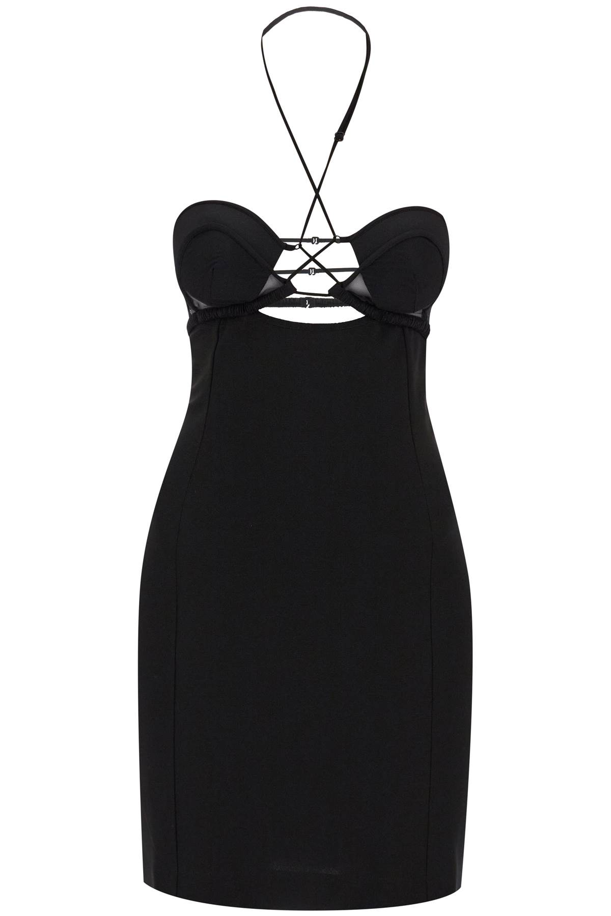 Shop Nensi Dojaka Hilma Mini Dress In Black (black)