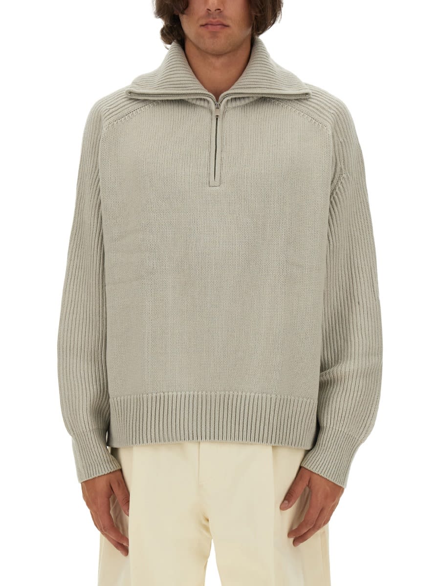 Shop Studio Nicholson Wool Jersey. In Beige