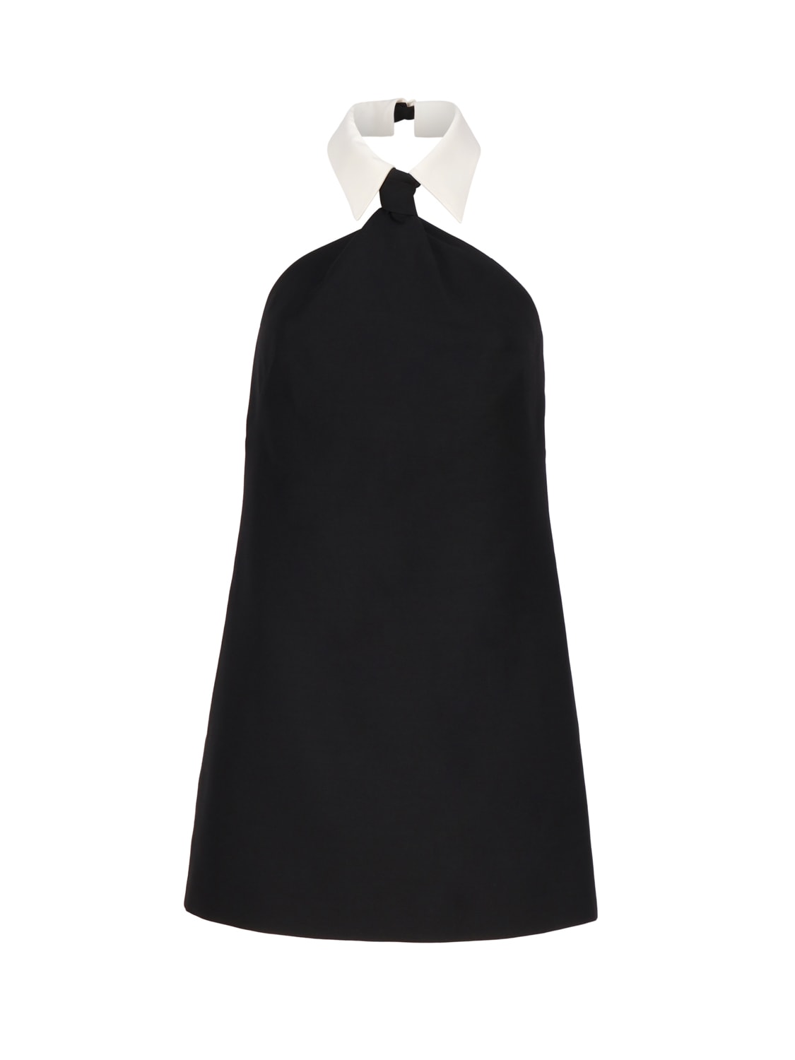 VALENTINO CREPE COUTURE DRESS IN VIRGIN WOOL & SILK BLEND