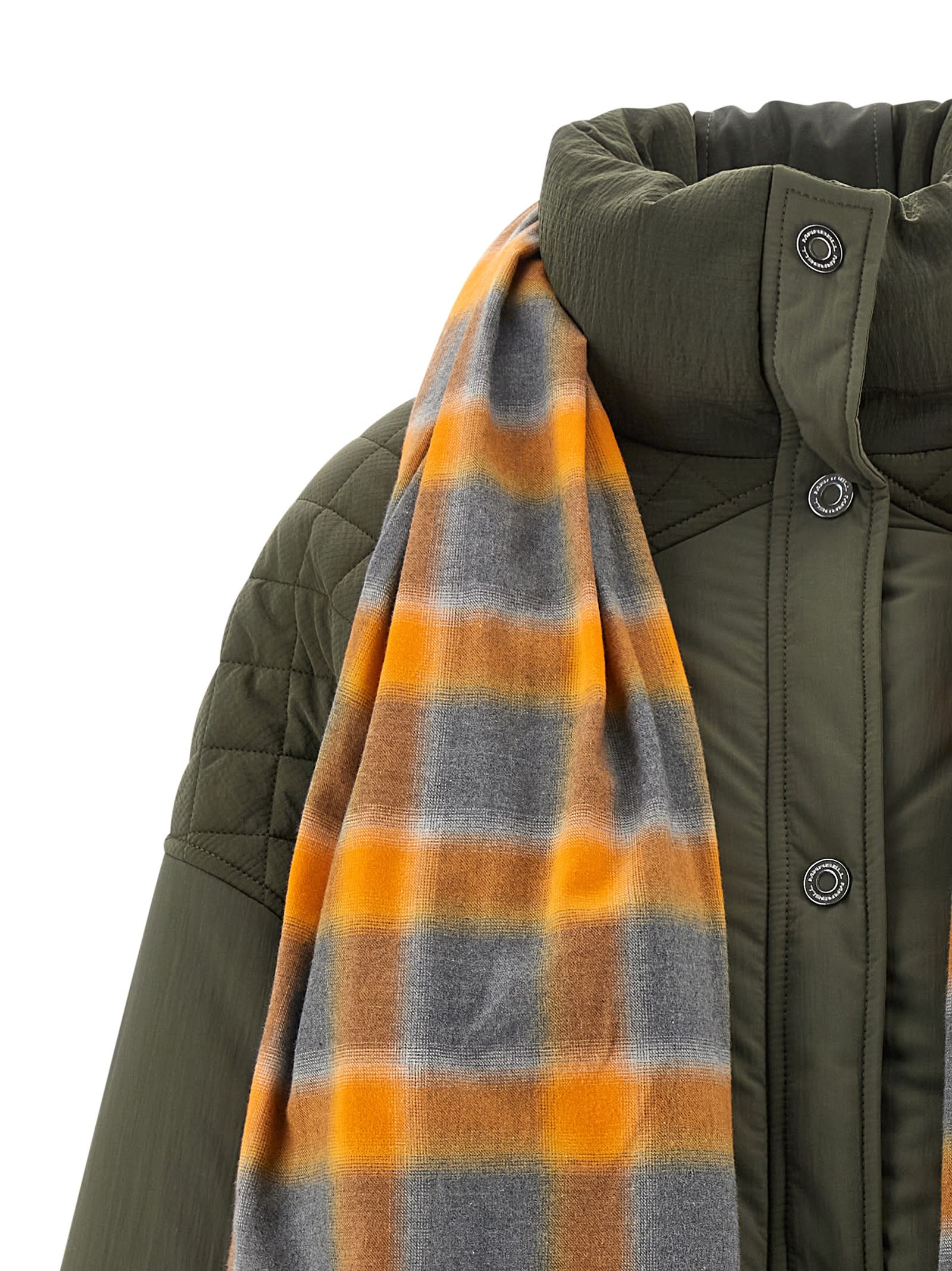 Marbell Amy Puffer Jackets Green In Multi