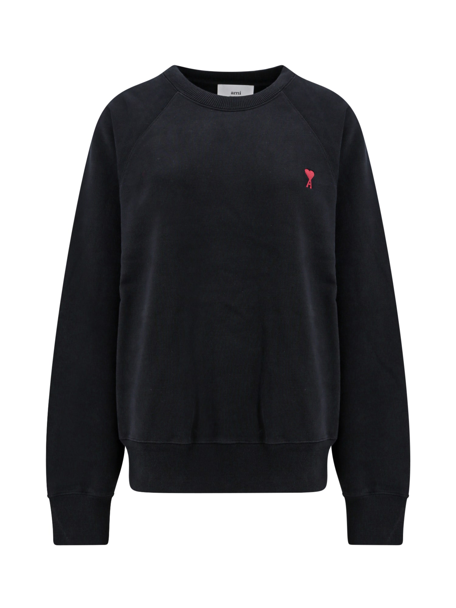 Shop Ami Alexandre Mattiussi Sweatshirt In Black