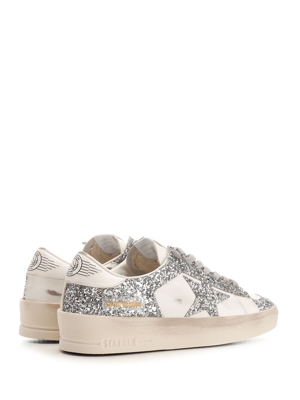 Golden Goose Stardan Leather Sneakers In Multi