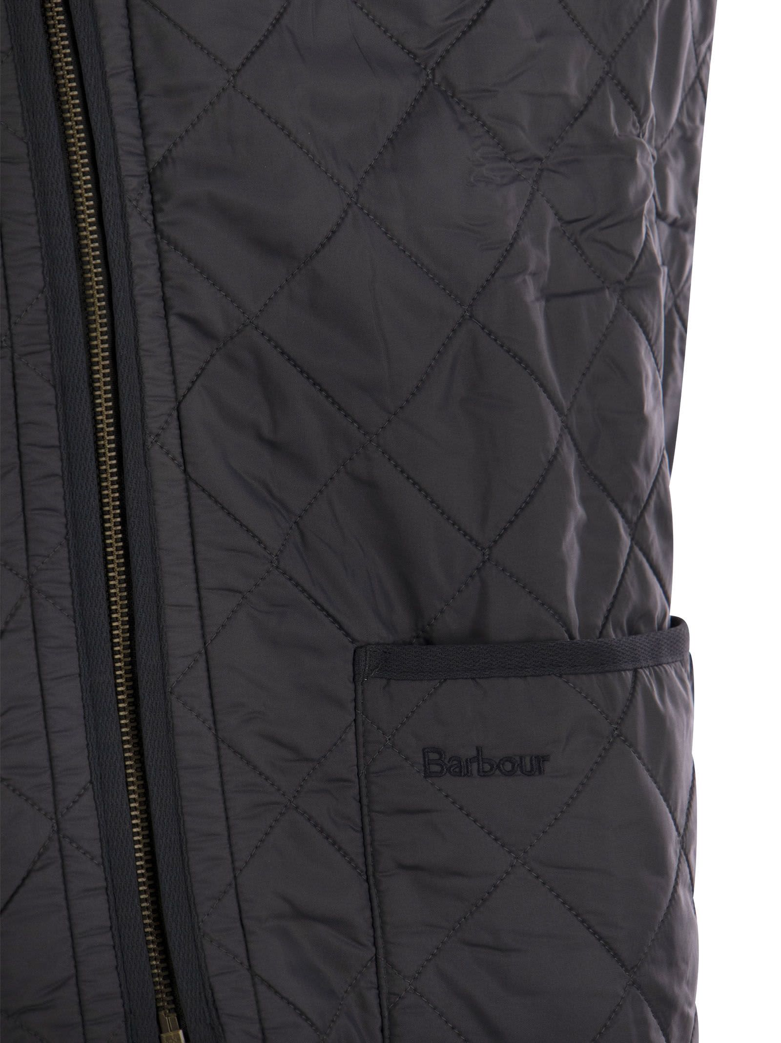 Shop Barbour Polarquilt - Quilted Gilet With Zip In Blue