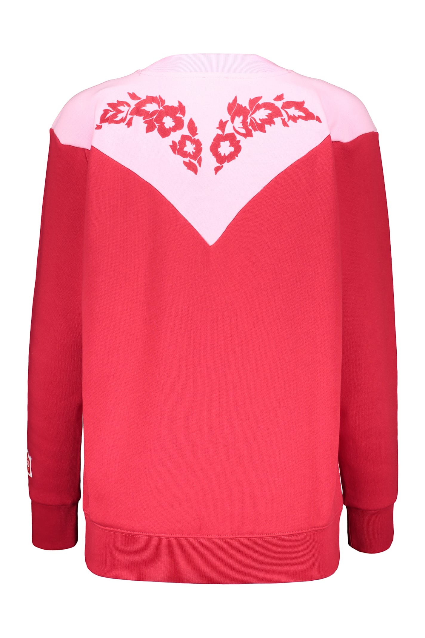 Kenzo Cotton Crew-neck Sweatshirt In Red