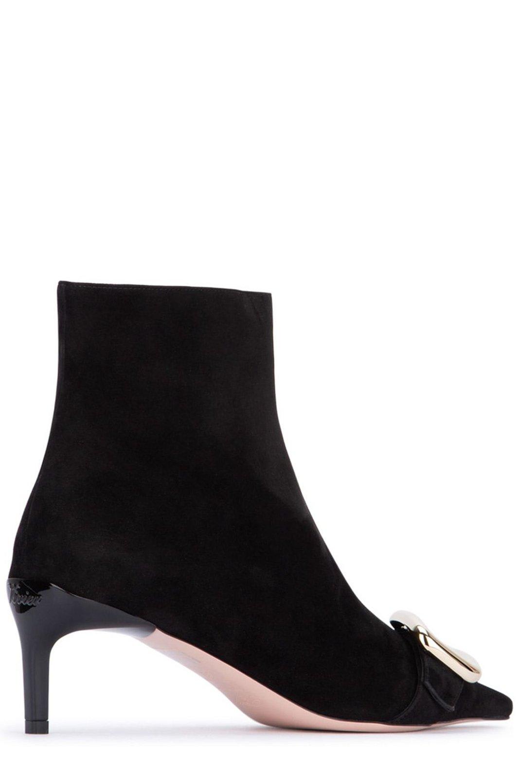 Roger Vivier Women Choc Bootie 55 In Black