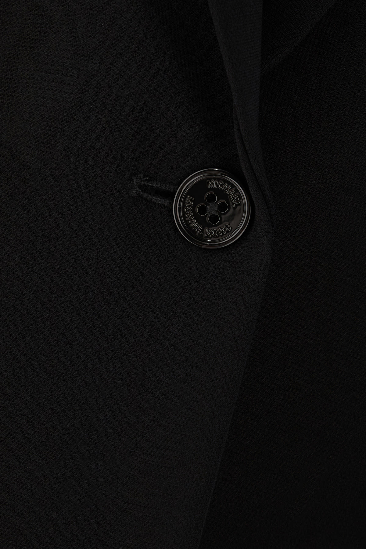 Michael Kors Black Triacetate Blend Blazer In Black