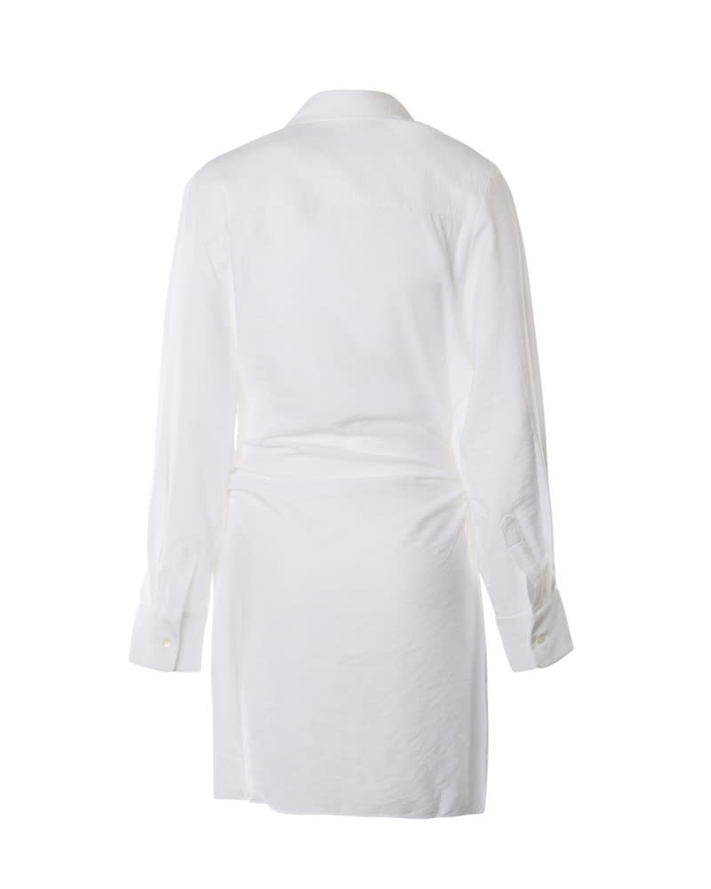Shop Jacquemus Dress La Robe Bahia In White