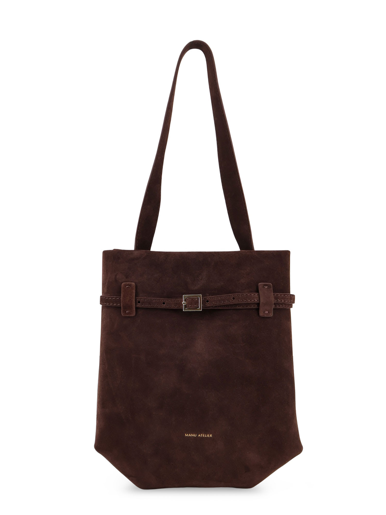 Manu Atelier Mini Tote Du Jour Suede Shoulder Bag