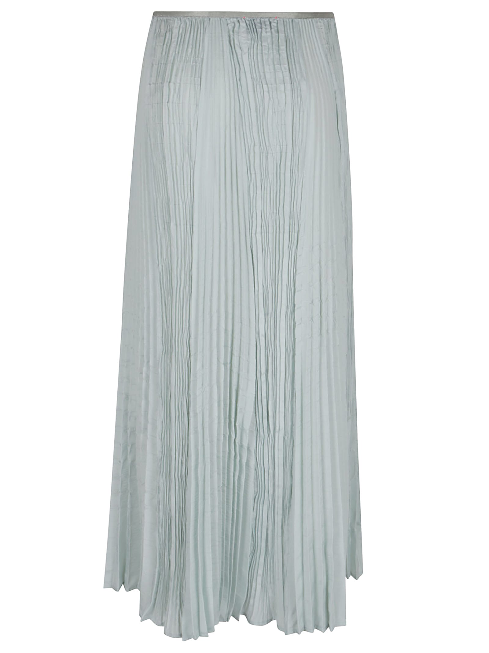 Shop Forte Forte Sarong Ecoviscose Pliss Skirt In Breeze