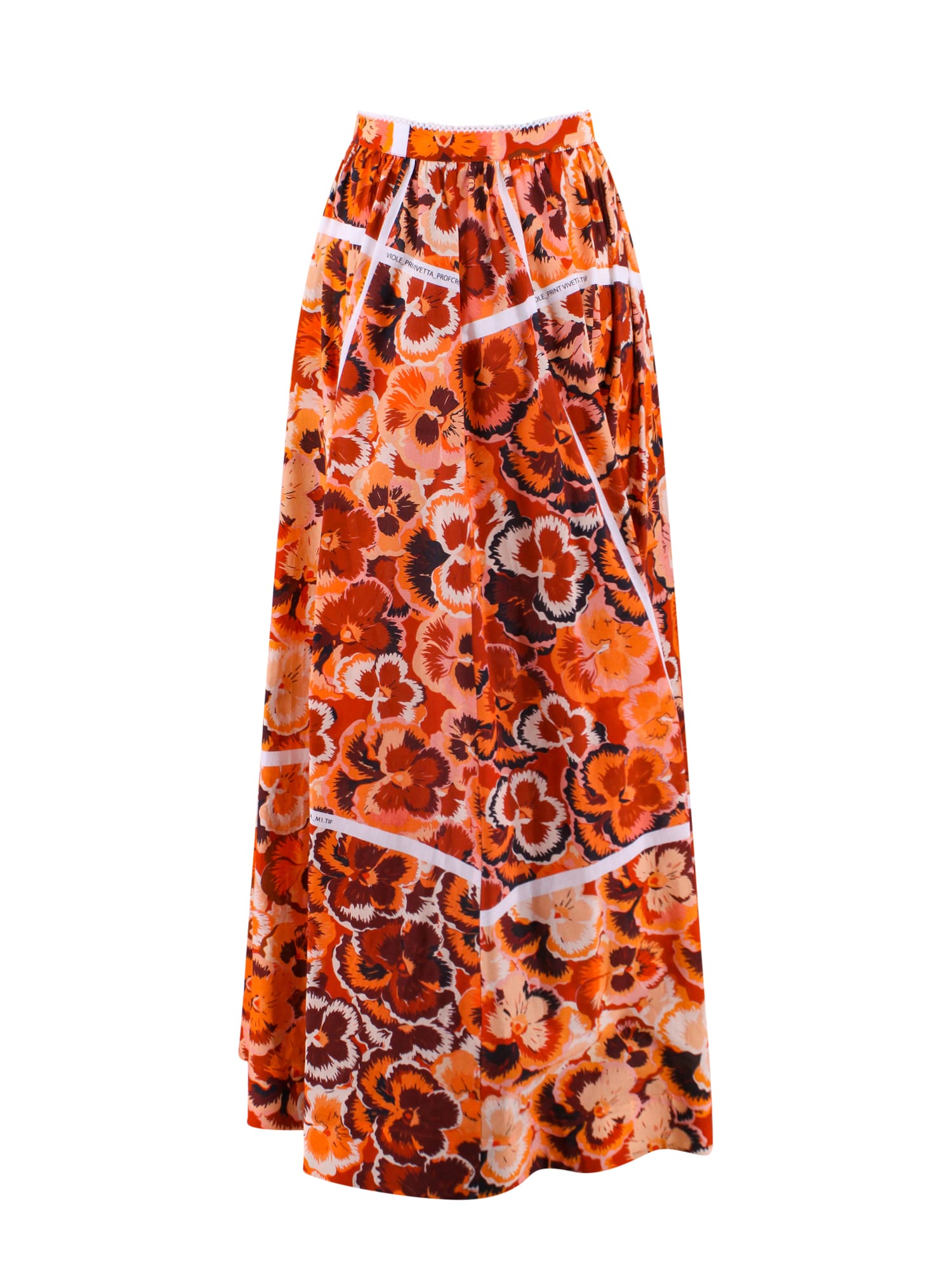 Shop Vivetta Skirt In Orange