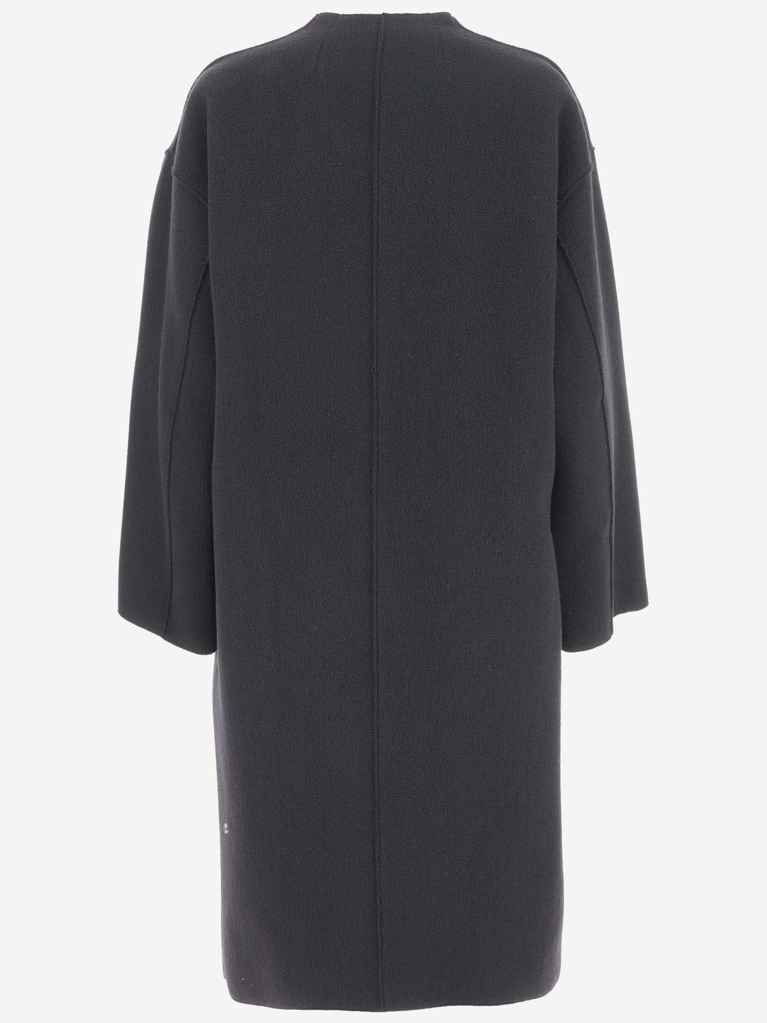 Shop Armarium Pearl Coat In Black