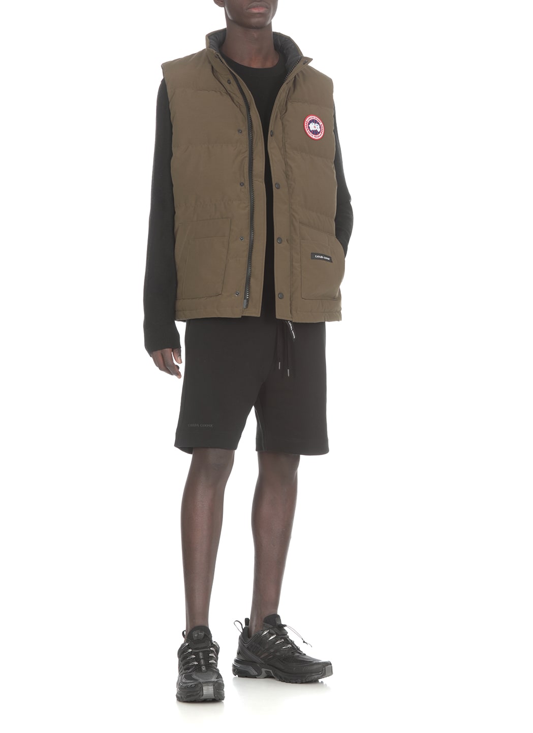 Shop Canada Goose Freestyle Crew Husky In Green