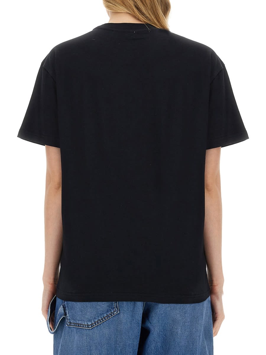 Shop Jw Anderson T-shirt With Logo In Black