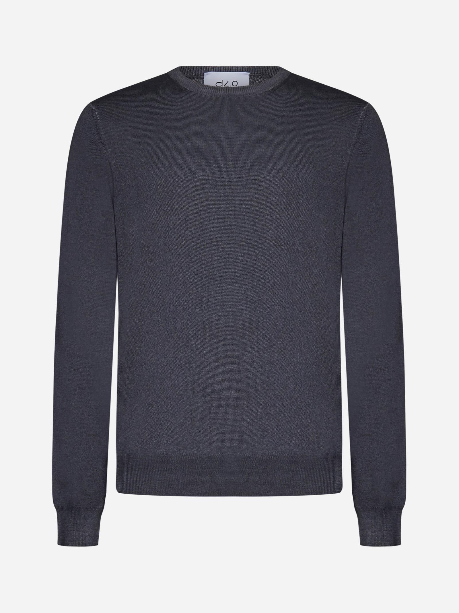 Crew Neck Wool Sweater