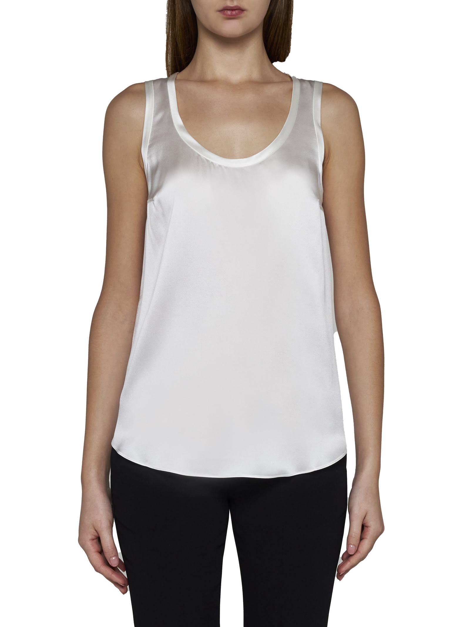 Shop Brunello Cucinelli Top In Natural