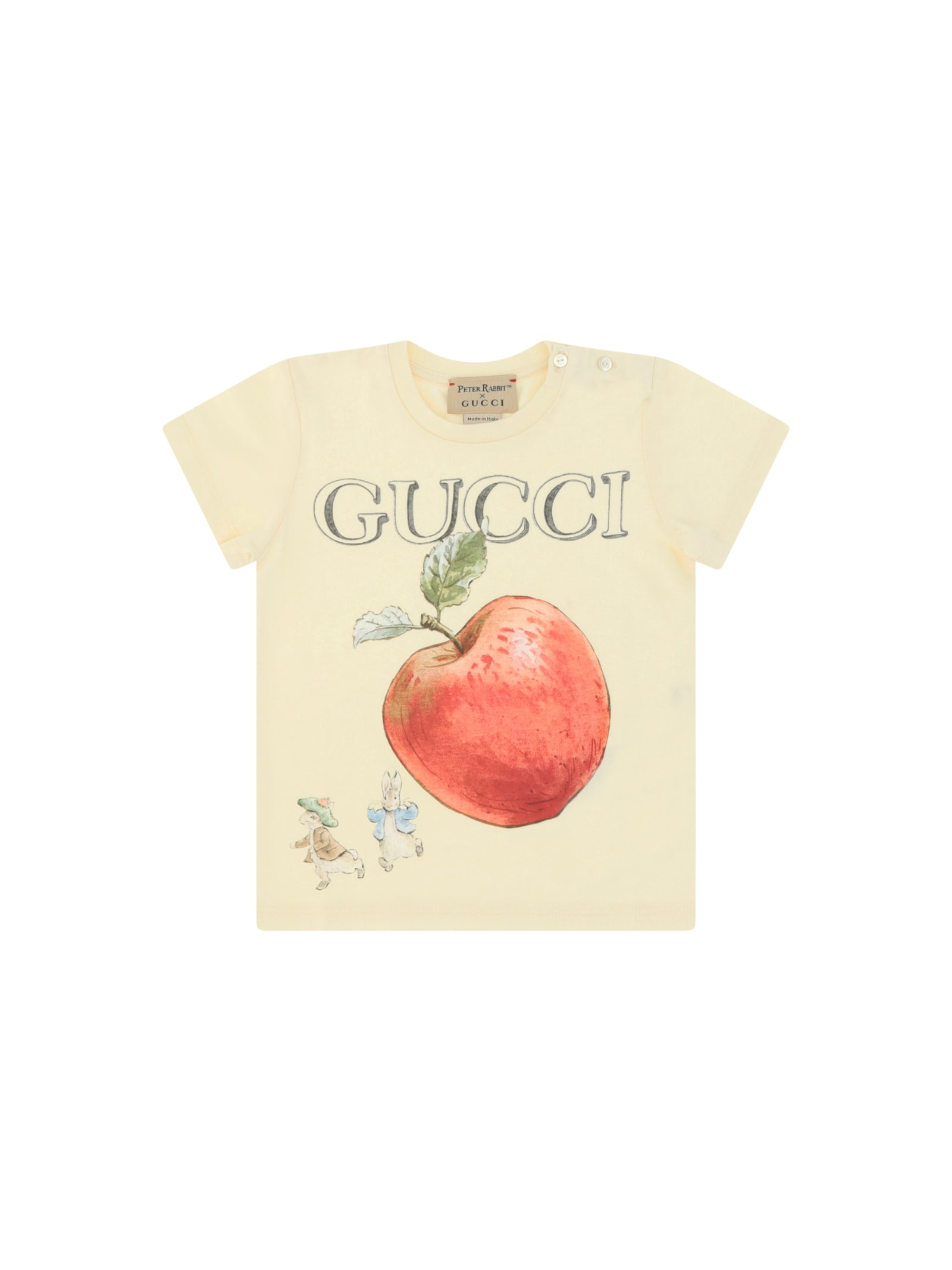 Gucci Kids' T-shirt For Boy In Sunkissed/red