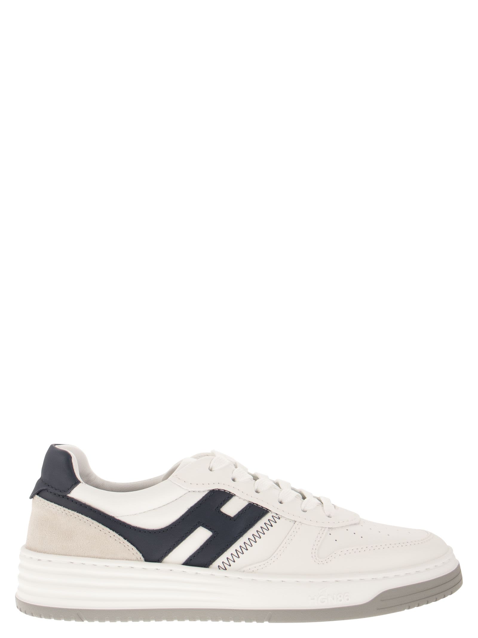 Shop Hogan Sneakers H630 In Bianco Blu